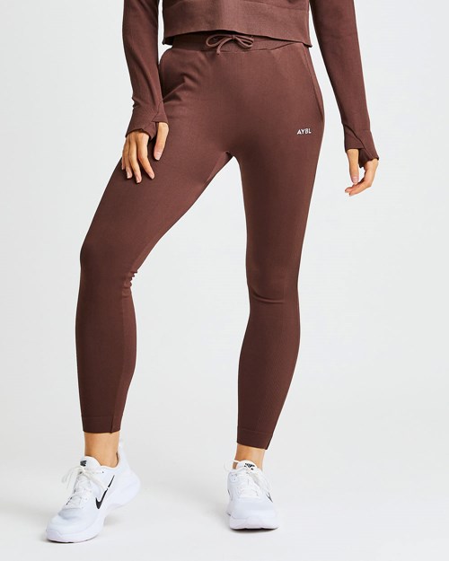 AYBL Recovery Joggers Chocolat Marron | JGUXAYW-28