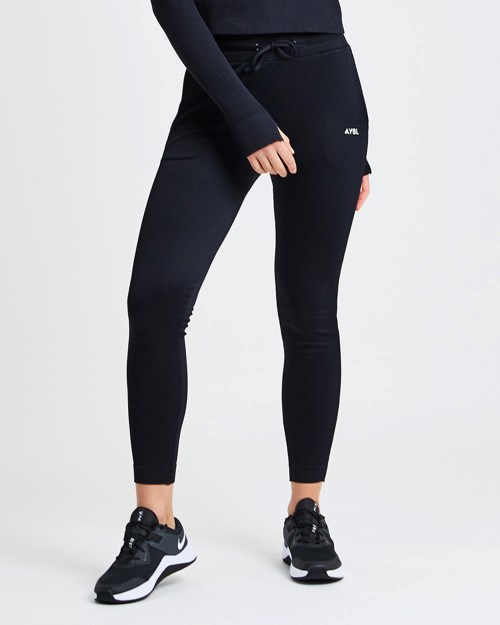 AYBL Recovery Joggers Noir | YJOCAWV-35