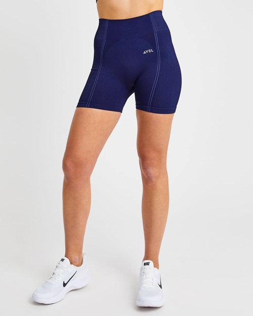 AYBL Reflex Seamless Shorts Bleu Royal Bleu | PAOEQNJ-53