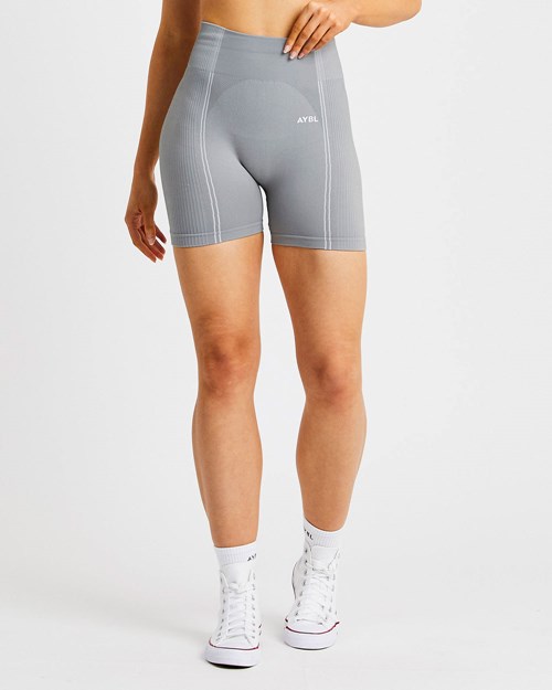 AYBL Reflex Seamless Shorts Grise | USRJLKF-26