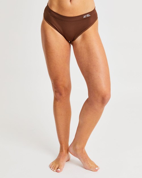 AYBL Seamless Hipsters Marron | ANPZYTM-70
