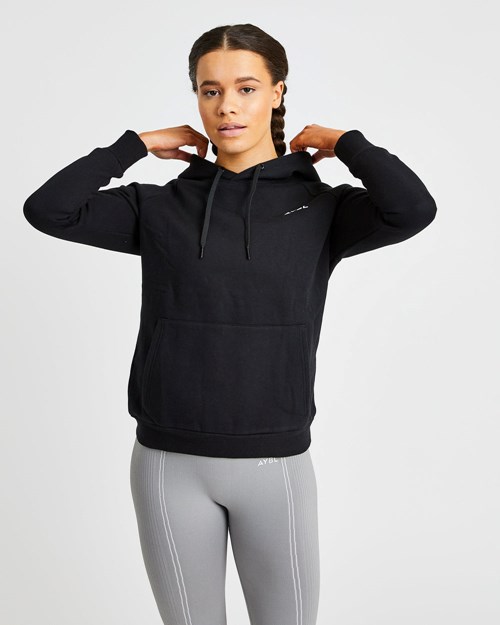 AYBL Staple Hoodie Noir | GJBDNCT-08
