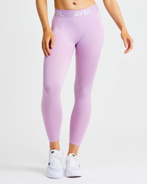 AYBL Staple Seamless Low Rise Leggings Rose | NYFWDJB-76