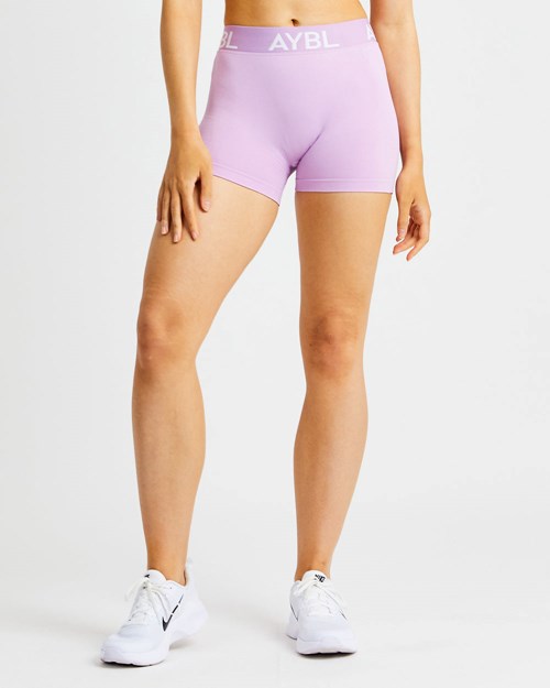 AYBL Staple Seamless Low Rise Shorts Rose | YKPQRUO-30