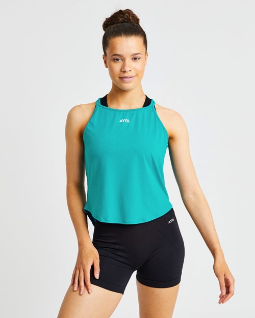 AYBL Strive Lanières Vest Turquoise | EVBKHMG-16