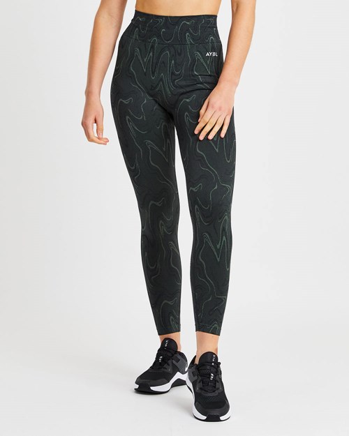 AYBL Velocity Seamless Leggings Noir | UCFHGQP-91