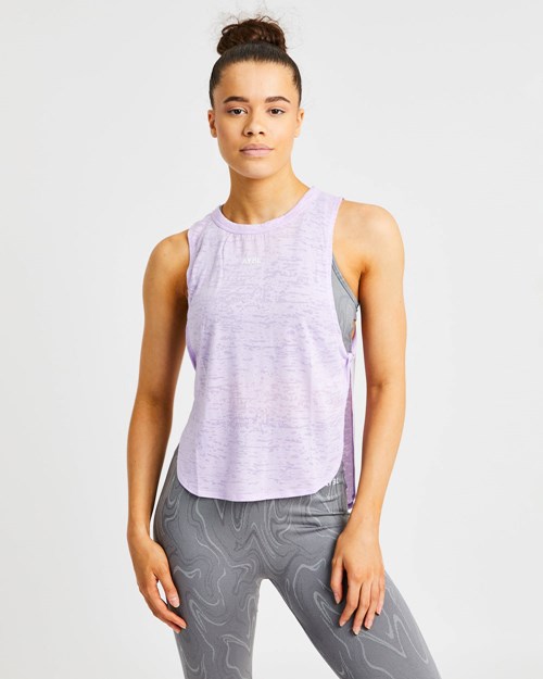 AYBL Velocity Twist Vest Lilac | OJWNTBR-86